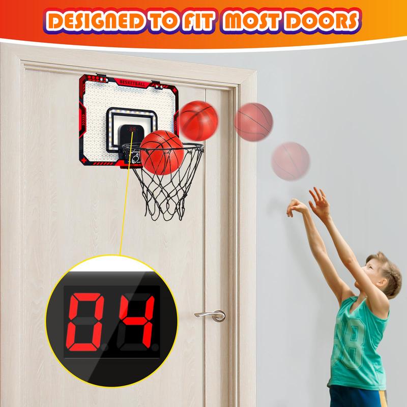 Basketball Toy- Electronic Basketball Backboard & 3 Balls