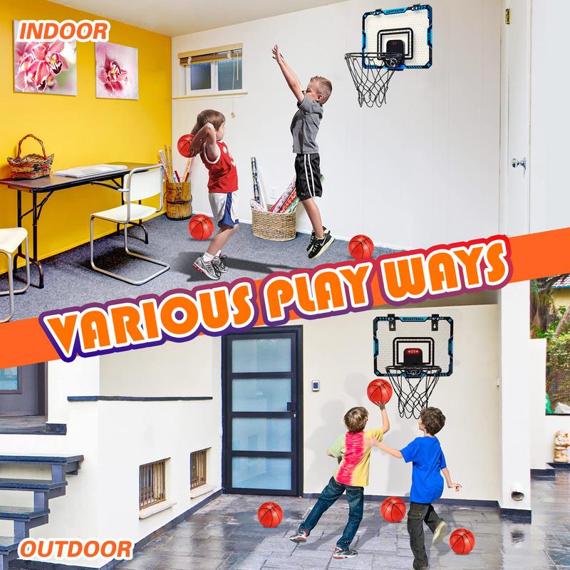 Basketball Toy- Electronic Basketball Backboard & 3 Balls