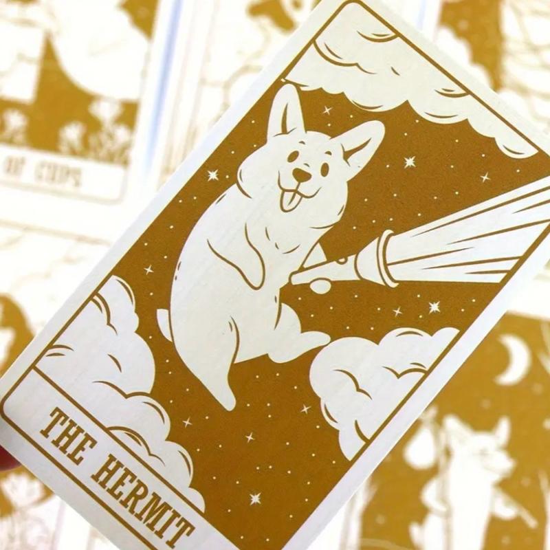 78 piece Puppy Tarot deck of cards