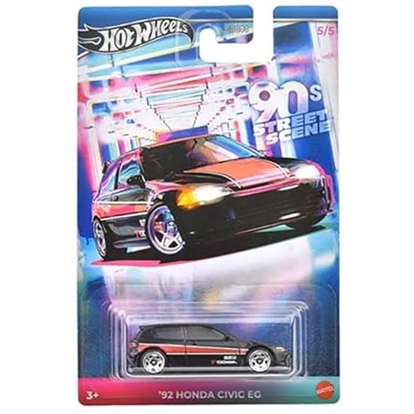 Hot Wheels 90's Street Scene '92 Honda Civic EG 1:64 Diecast Car