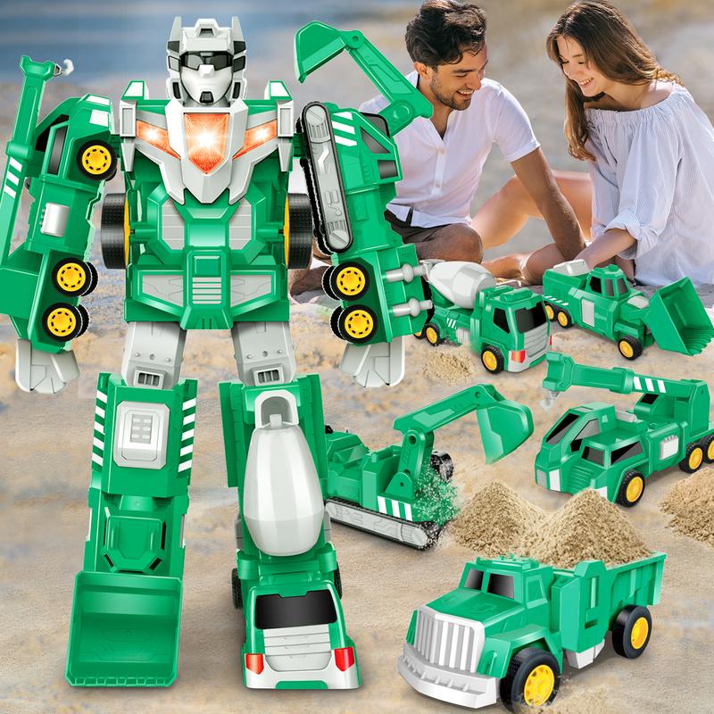 Christmas 2024 Gifts Toys for Kids Laradola Car Robot Boys Toy - Transform Cars | STEM Building | 5 in 1 Construction Toys Christmas Birthday Gifts for Boy Girls