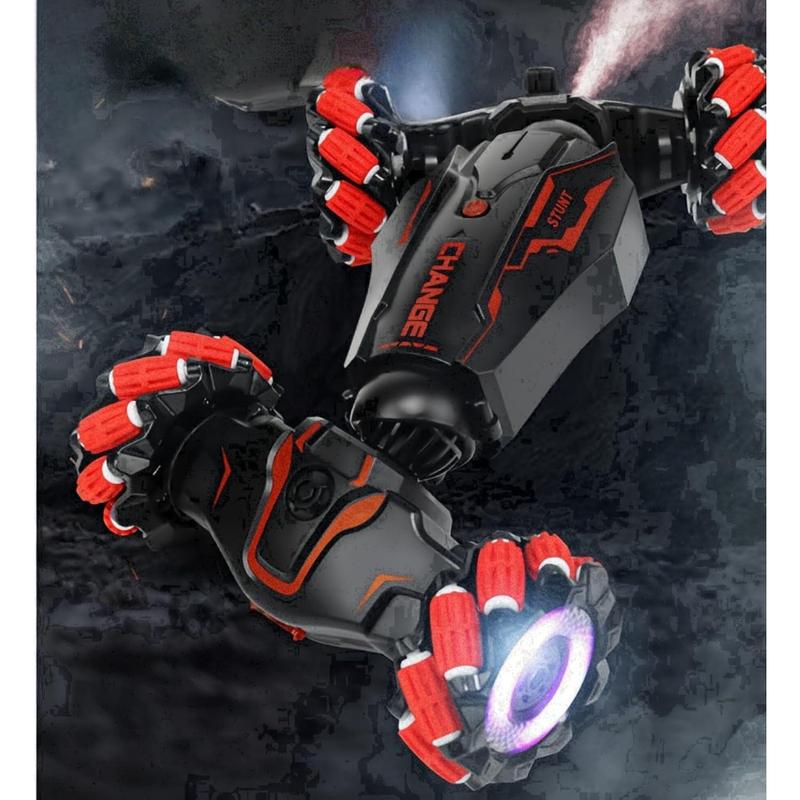 Upgraded Hand Gesture Sensing RC Stunt Car with Lights Music, Spray Fog Steam Gesture RC Car Remote Controll Transformed Vehicle 360? Spins All Terrains Monster Truck for Boys Kids