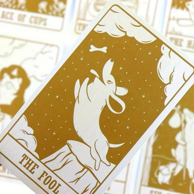 78 piece Puppy Tarot deck of cards