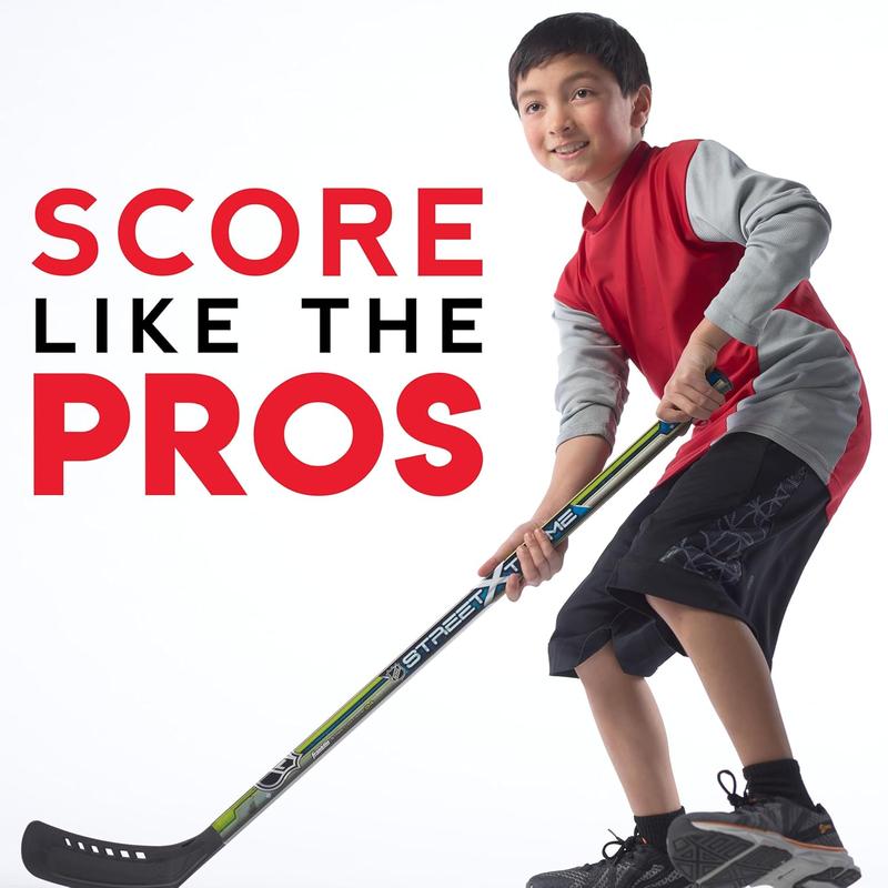 Franklin Sports NHL Kids Street Hockey Stick Set - Includes (2) Youth Street Hockey Sticks + (1) Outdoor Roller Hockey Ball - Perfect Hockey Starter Set for Kids Franklin Sports