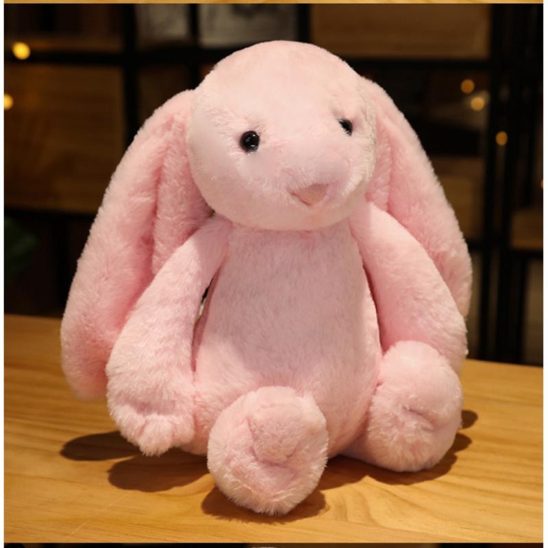 Jellycat Toys Plush Pink Bunny Rabbit Stuffed Animal with Fluffy Soft Ears for Boys Girls and Anime Fans Gifts(Multiple colors,11.8 Inches)