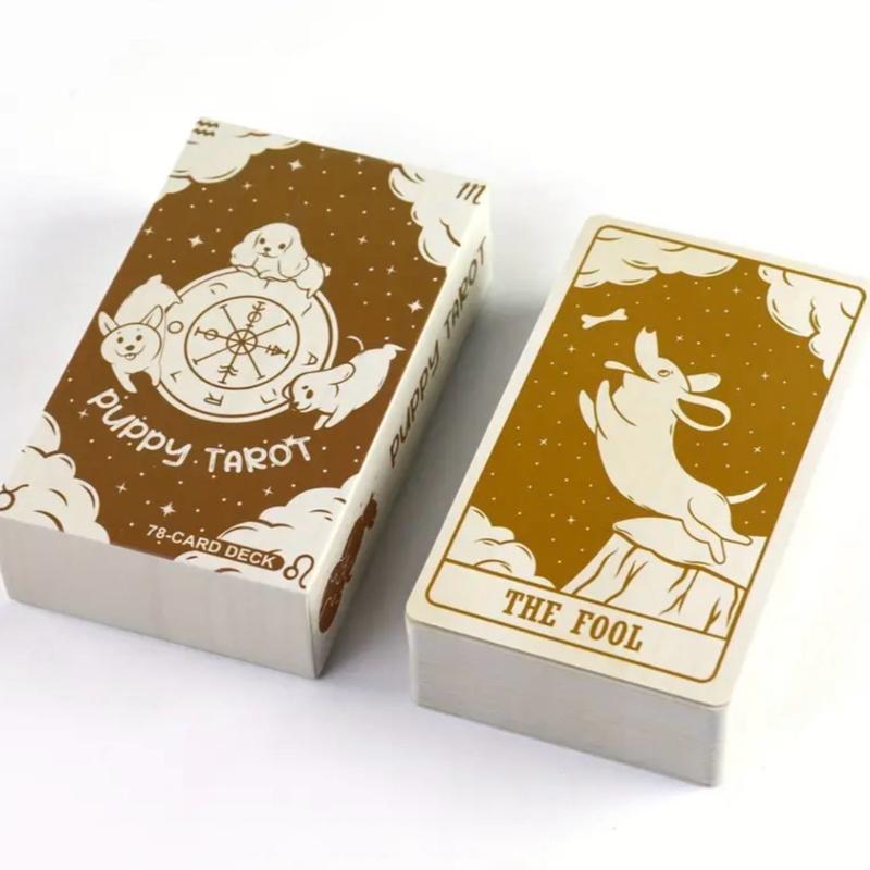 78 piece Puppy Tarot deck of cards