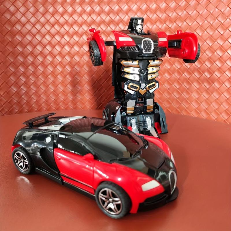 Children's Crash Toy Transforming Car, Creative Transforming Toy Car, Novelty And Fun Boy Car Toy Robot Halloween Gift