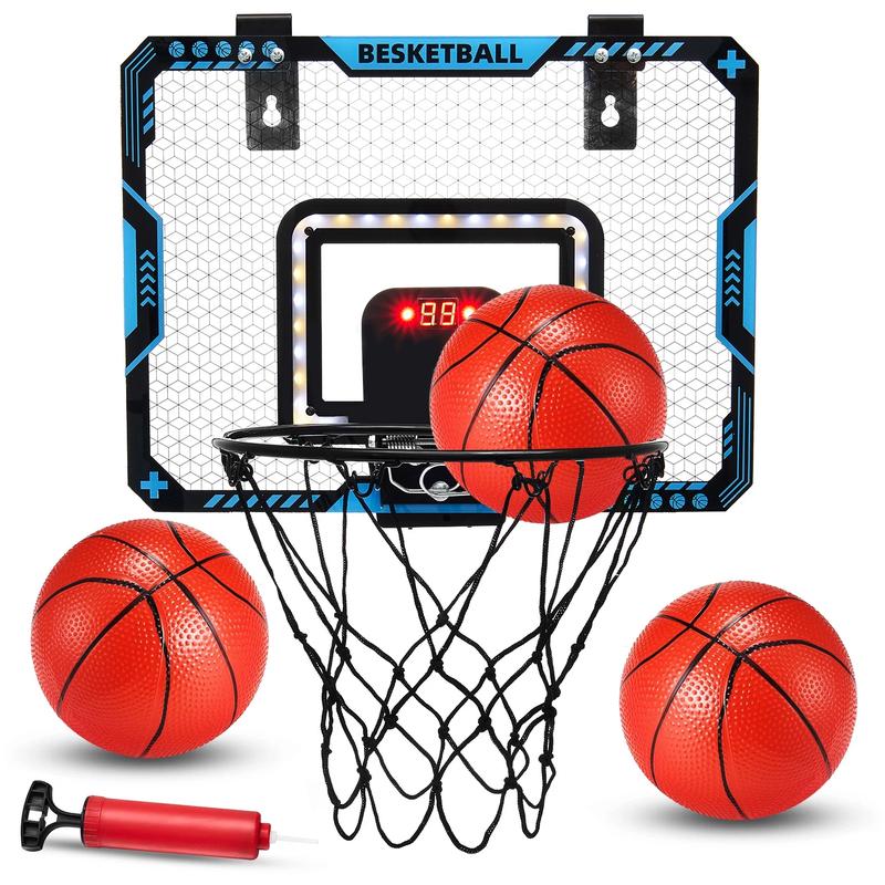 Basketball Toy- Electronic Basketball Backboard & 3 Balls