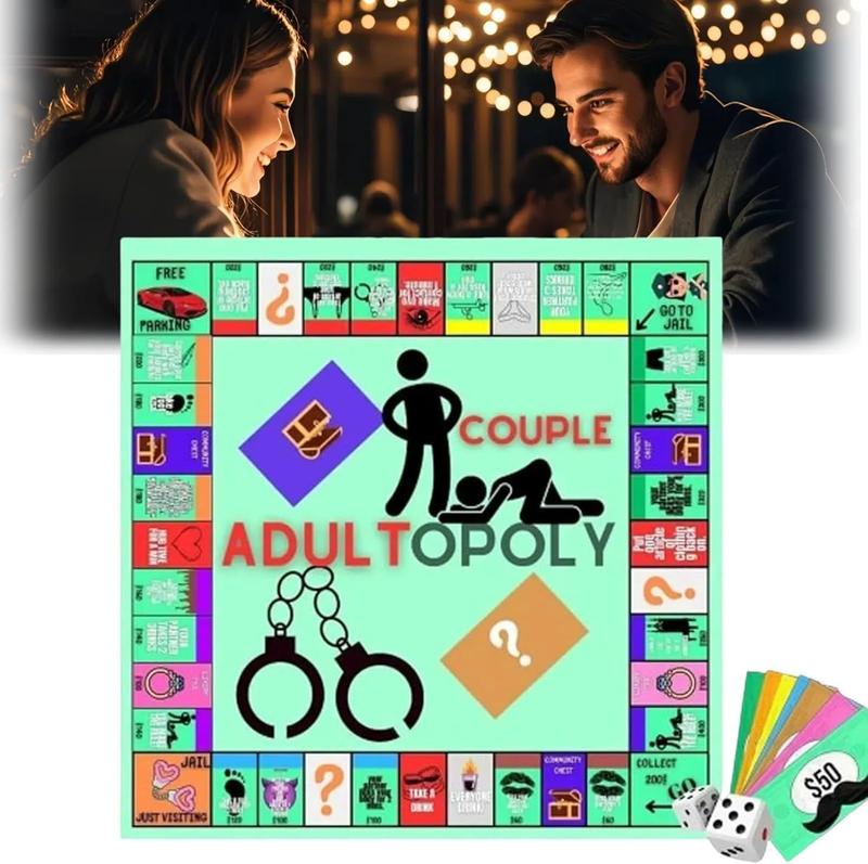 Couple Board Game,Couple Game Card Board Game Props,Adult Couple Game Night Board Game,Relationship Card Game, Conversation Cards for Couples