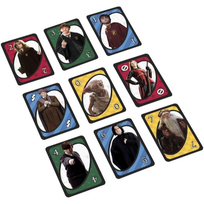 Mattel Games UNO Harry Potter Card Game for Kids, Adults and Game Night based on the Popular Series for 2-10 Players