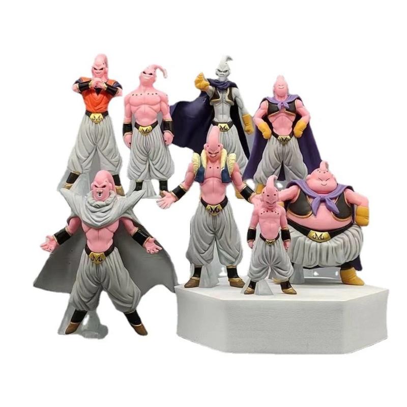 8pcs set  Anime Dragon Ball Z Super Buu Figure Majin Buu Figurine