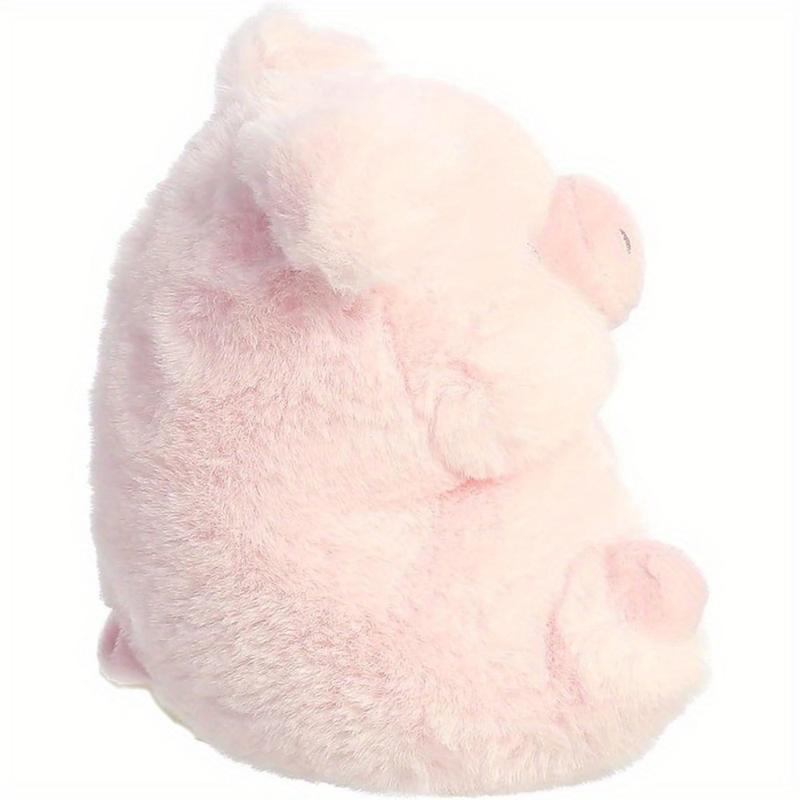 Cute Little Pink Pig Doll, Pink Round Cute Pink Pig Plush Toy Home Decoration Halloween Christmas Gift