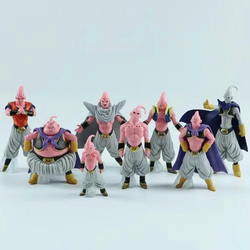 8pcs set  Anime Dragon Ball Z Super Buu Figure Majin Buu Figurine