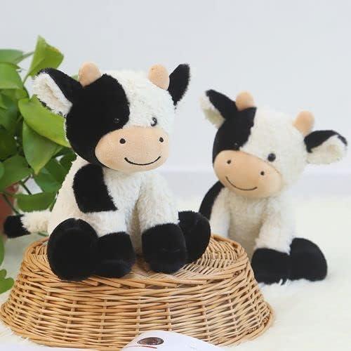 9 Inch Cow Plush Animal Soft Plush Cute Cow Toy for Kids Boys Girls