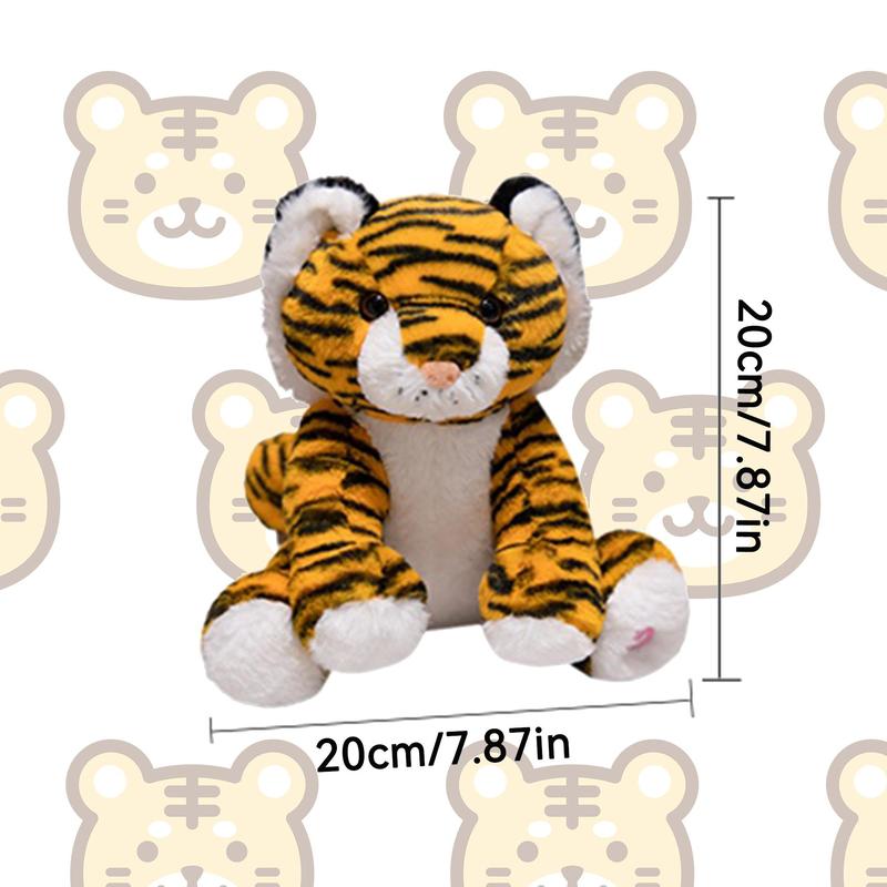 Glowing Magic Tiger Plush Toy, 1 Count Cute Soft Tiger Plush Toy, Adds Enchanting Colorful Light, Birthday Gifts, Home Decorations