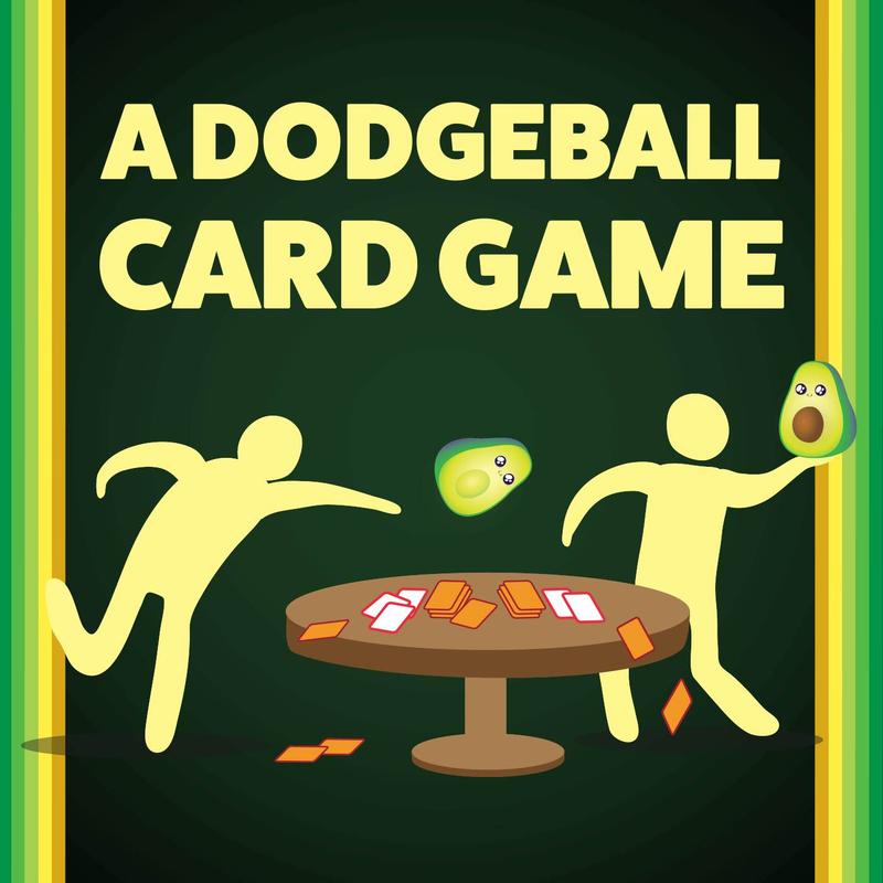 Throw Throw Avocado - A Hilarious Dodgeball Card Game with Squishy Foam Avocados - Perfect For Adults, Families, Teens & Kids - Ages 7+ - 2-6 Players