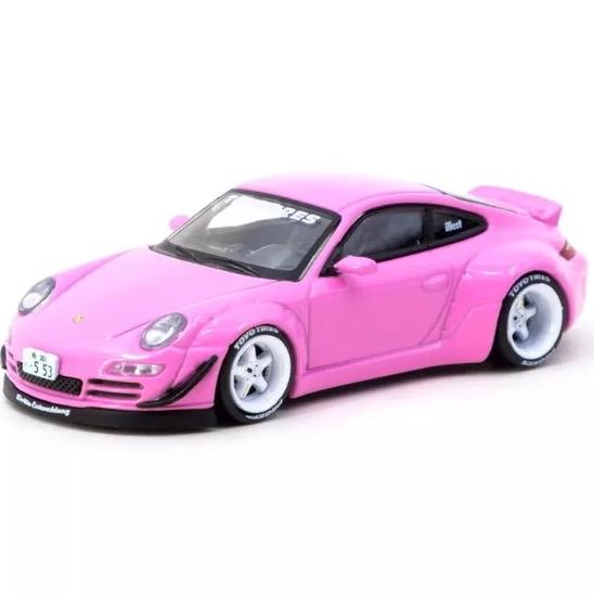 Tarmac Works RWB 997 Toyo Tires Pink Hobby64 1 64 Diecast Model Toy Vehicle