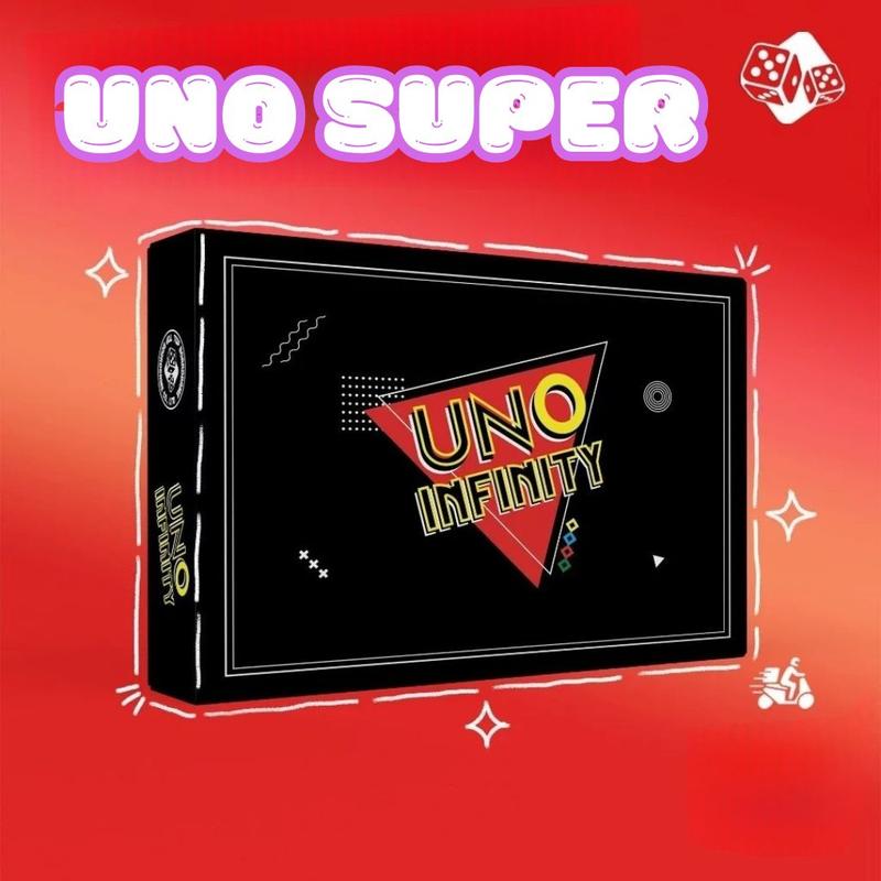 UNO INFINITY - The Ultimate 178-Card Adventure with Epic Expansions| The Ultimate Battle of Strategy & Chaos - TOP BOARD GAME