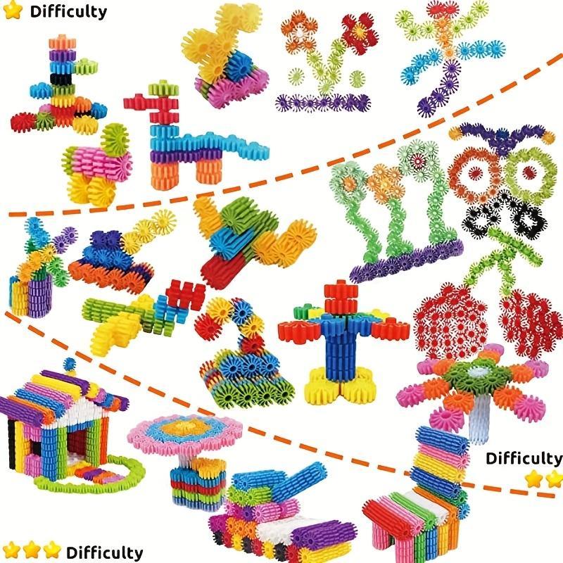 Random Color Interlocking Gears Toys, 120pcs set Colorful Sensory Building Toys Set, Blocks Structure Toy, Christmas Gift