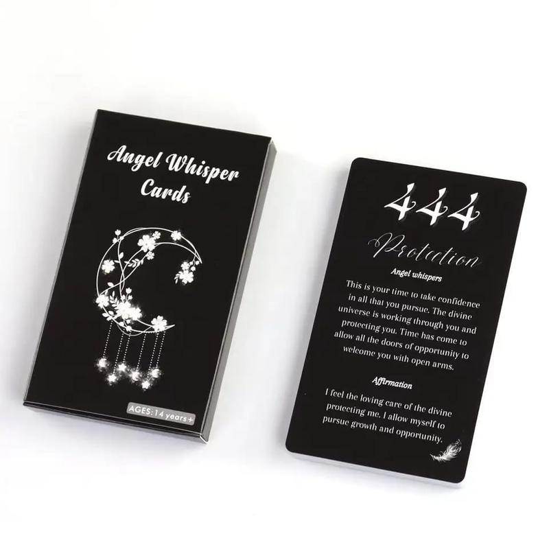 Affirmation Tarot Deck for Spiritual Inspiration - Angel Numbers Oracle Cards