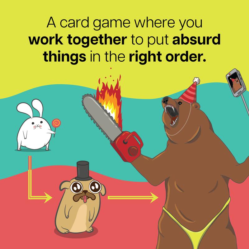 That Escalated Quickly by Exploding Kittens - Fun Game for 2-8 Players with Intense Answers Based on Secret Number boardgame