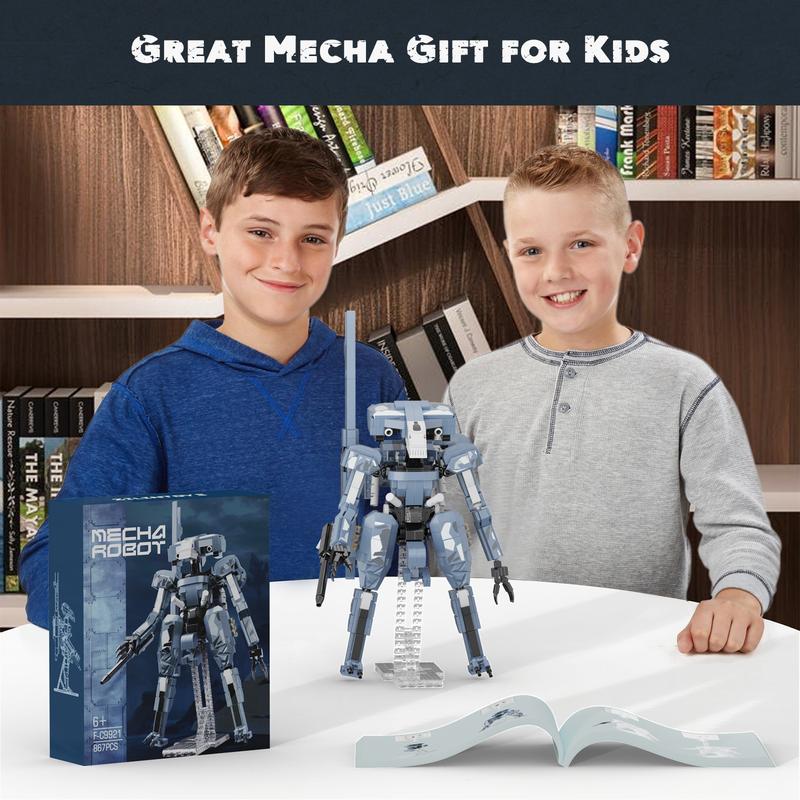 Best Battle Mecha Robot Building Blocks Set, Perfect Halloween & Christmas Toys and Gifts for Fans and Kids (867 pcs)