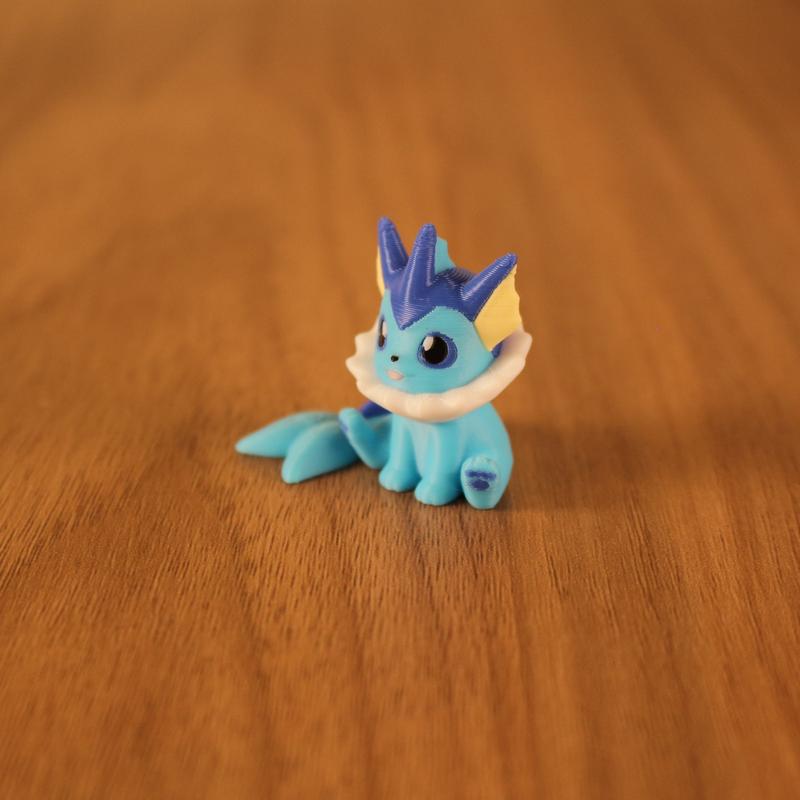 Pokemon Eeveelutions Pokepal Figure - 3D Printed Tactile Fidget Toy