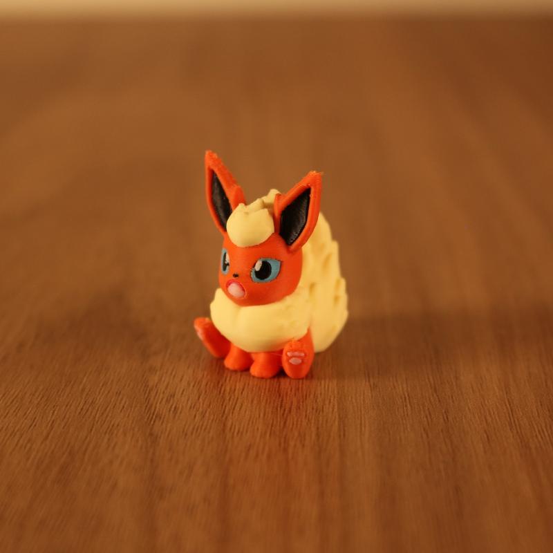 Pokemon Eeveelutions Pokepal Figure - 3D Printed Tactile Fidget Toy