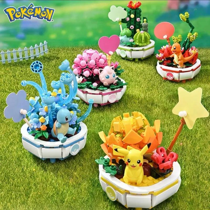 Pokemon Figurine Statue Pikachu, Bubasaur, Charmander, Squirtle, Jigglypuff