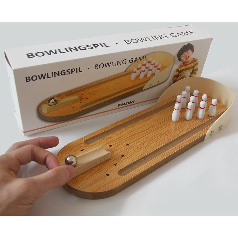 2024 Mini Bowling table game, wooden children puzzle innovative toys solid wooden parent-child fun ball Christmas gifts for children