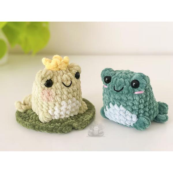 Frog Crochet, Amigurumi Frog Crochet, Cute Crochet (Handmade goods will be made by hand so the production time will be a little longer)