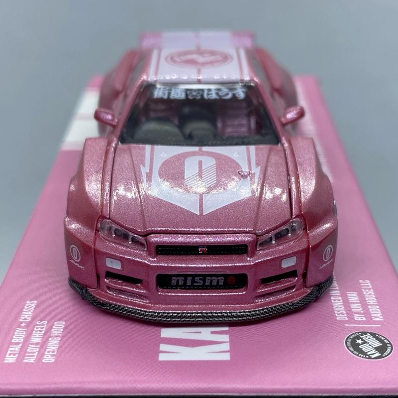 Kaido House 1:64 Nissan skyline GTR R34 Pink