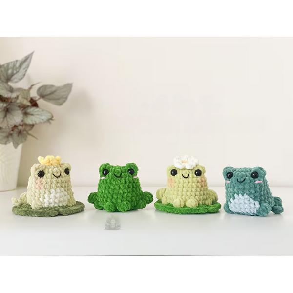 Frog Crochet, Amigurumi Frog Crochet, Cute Crochet (Handmade goods will be made by hand so the production time will be a little longer)