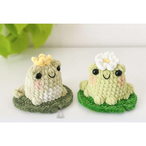 Frog Crochet, Amigurumi Frog Crochet, Cute Crochet (Handmade goods will be made by hand so the production time will be a little longer)