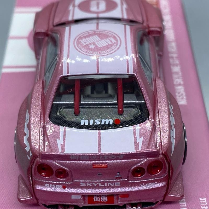 Kaido House 1:64 Nissan skyline GTR R34 Pink