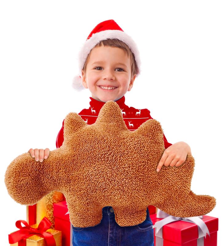 Dino Nugget Pillow Plush, Soft Dinosaur Nugget Pillow for Kids,  Fun and Comfy Dino Chicken Nugget Pillow for Playtime and Cuddles Christmas Gifts