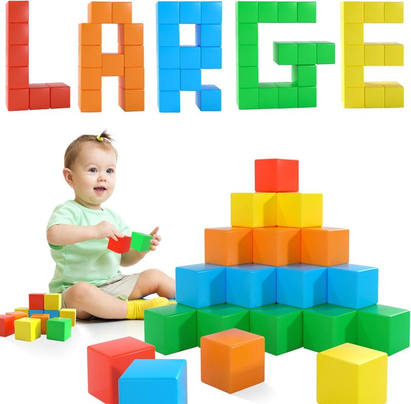 Christmas gift 1.41 inch Magnetic Blocks Toddlers Toys for 3 4 5 6 7+ Year Olds Girls Boys Large Magnetic Building Blocks for Kids Age 3-5 STEM Magnetic Cubs Toy for Age 4-8 Children Christmas Birthday Gifts