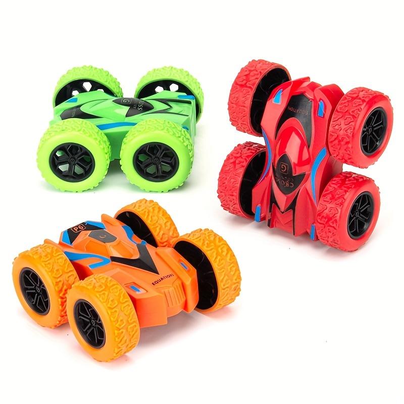 4pcs 2pcs 1pc Double-sided Inertial Stunt Tumbling Toy Car Boys And Girls Toys, As Halloween Gift