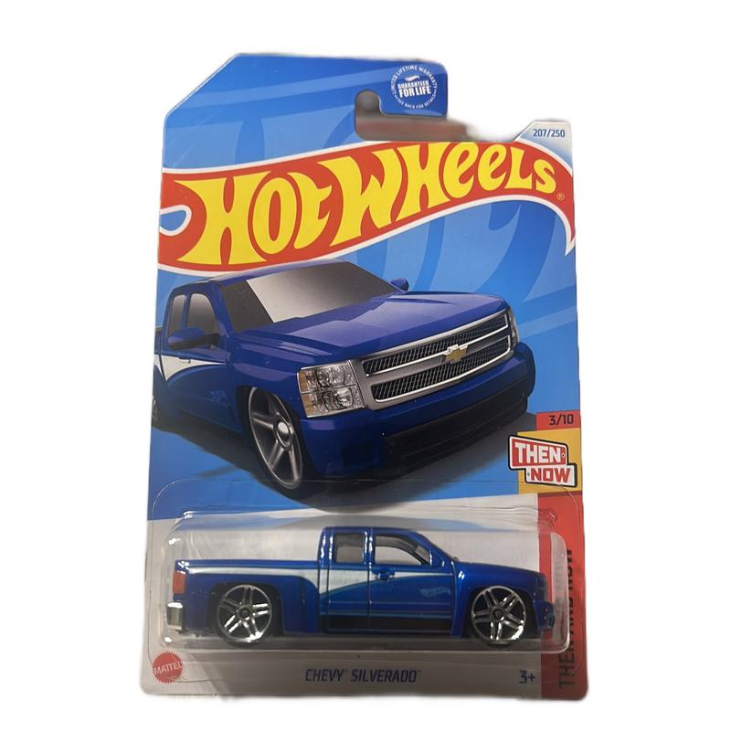 Hotwheels 2007 Silverado. Blue