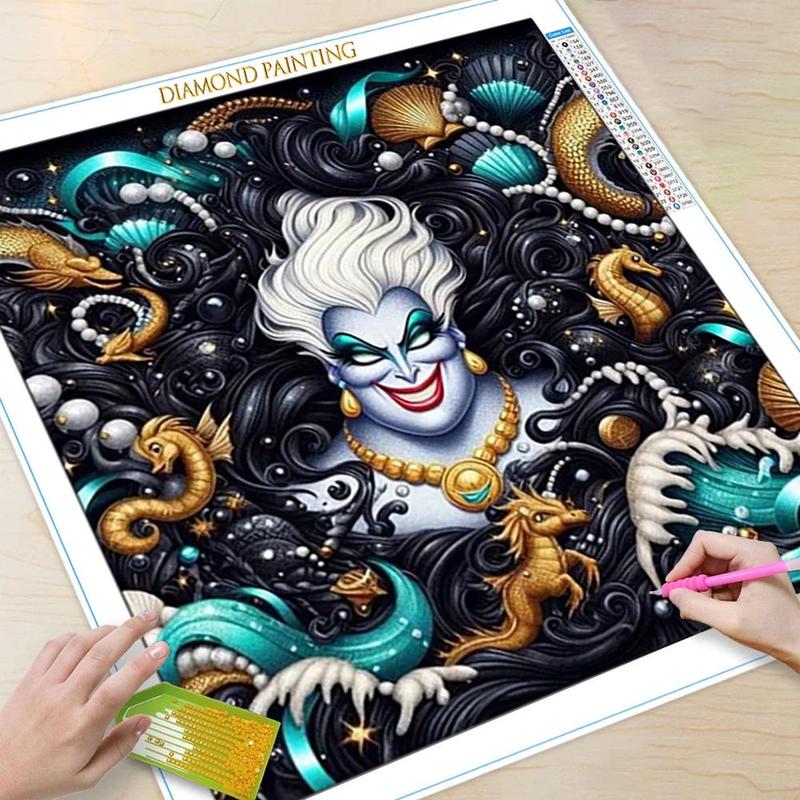 Cartoon Pattern DIY Diamond Arts Colorful Painting Kit without Frame, DIY 5D Diamond Arts Colorful Painting Kit, Wall Art Decor for Home