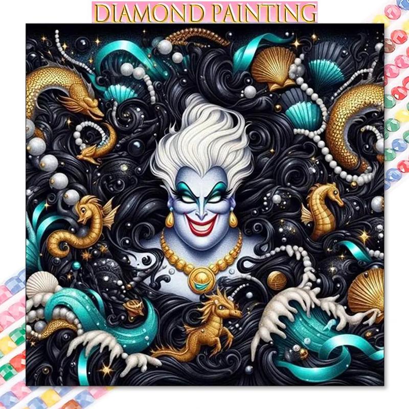 Cartoon Pattern DIY Diamond Arts Colorful Painting Kit without Frame, DIY 5D Diamond Arts Colorful Painting Kit, Wall Art Decor for Home