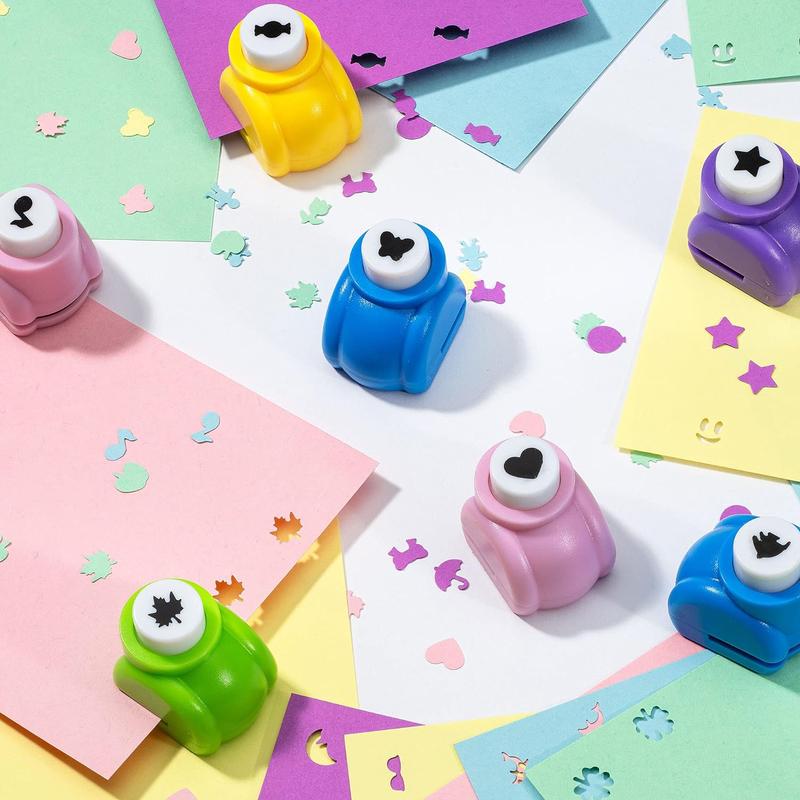 Shape Paper Punch Set - Scrapbooking Paper Punchers for Arts and Crafts - Hole Punch Shapes, Paper Punches for Crafting