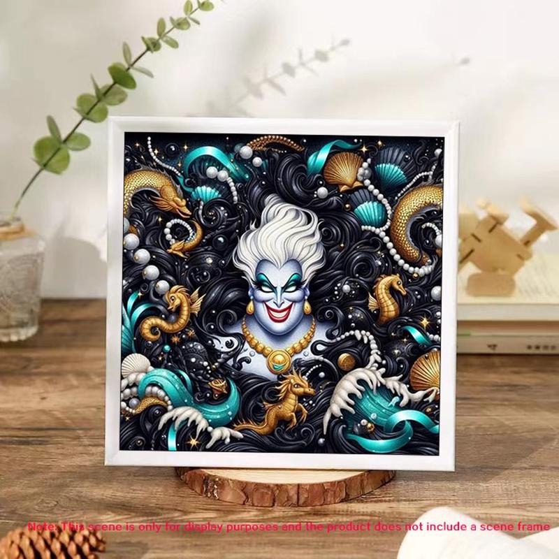 Cartoon Pattern DIY Diamond Arts Colorful Painting Kit without Frame, DIY 5D Diamond Arts Colorful Painting Kit, Wall Art Decor for Home