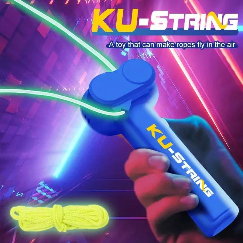 CHRISTMAS SALE 51% | Loop Lasso Nano - The Original Glow-in-The-Dark String Shooter Toy- Built-in UV Blacklight- Safe Interactive STEM Learning Toy- Viral Stocking Stuffer Gadget- Holiday Family Game Night Fun- Christmas gift .