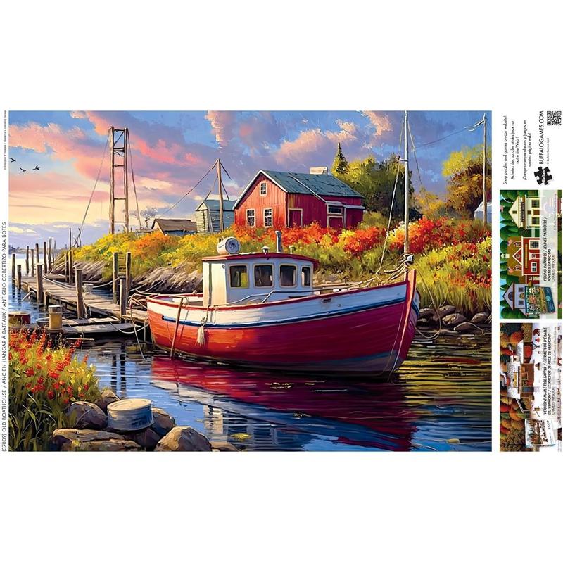 500 Perfect Puzzles for Adult Puzzle Challenge Game Night - Completed puzzle sizes of 21.25 x 15.00