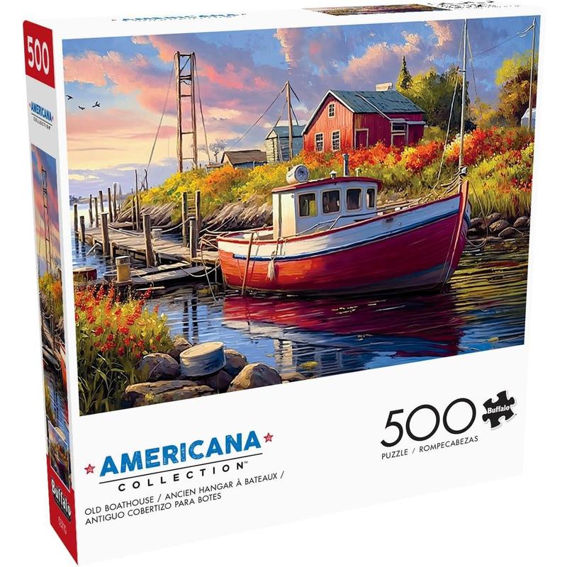 500 Perfect Puzzles for Adult Puzzle Challenge Game Night - Completed puzzle sizes of 21.25 x 15.00