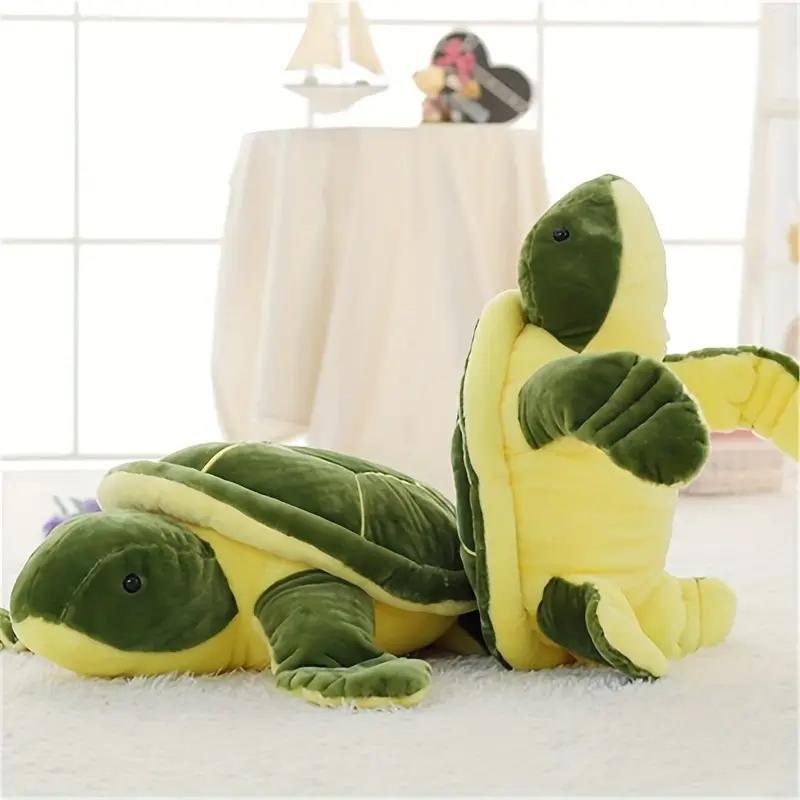 Summer Cute Sea Turtle Design Plush Toys, 1 Count Stuffed Animal Plushie, Soft Comfy Plush Cushion, Lovely Pillow, Fun Gifts, Home Decorations