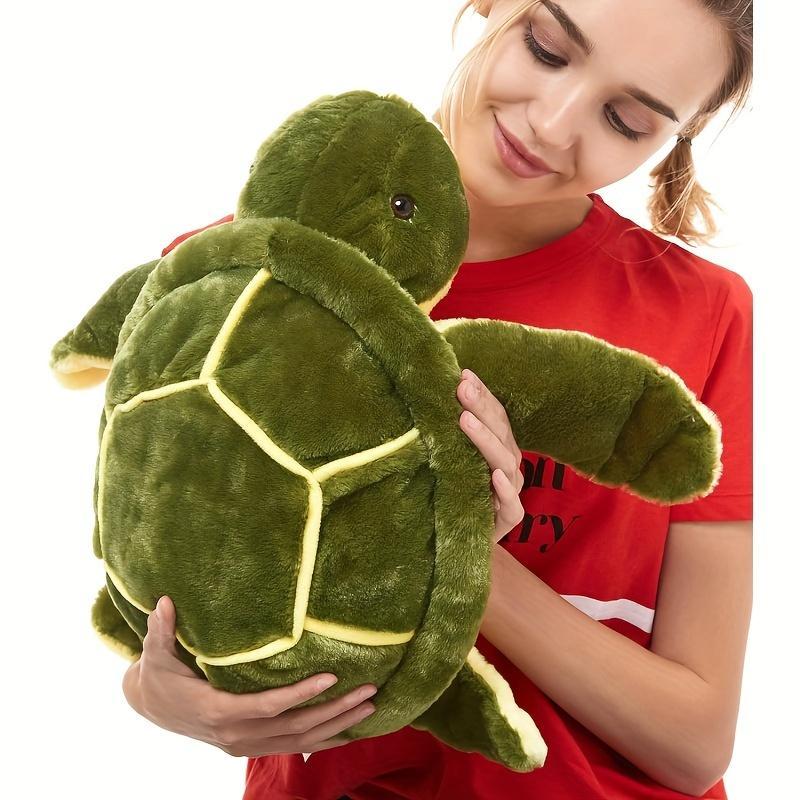 Summer Cute Sea Turtle Design Plush Toys, 1 Count Stuffed Animal Plushie, Soft Comfy Plush Cushion, Lovely Pillow, Fun Gifts, Home Decorations