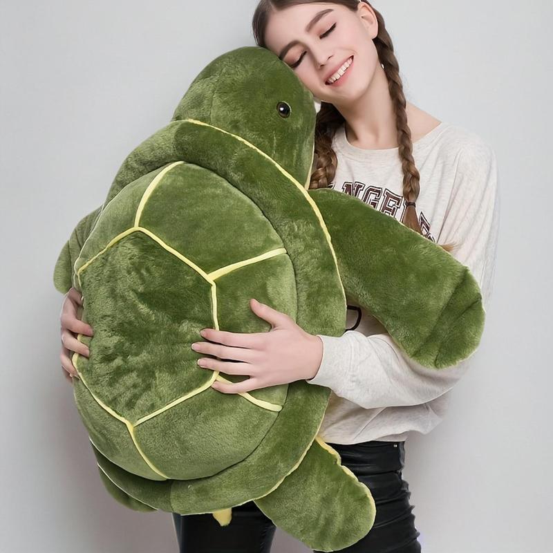 Summer Cute Sea Turtle Design Plush Toys, 1 Count Stuffed Animal Plushie, Soft Comfy Plush Cushion, Lovely Pillow, Fun Gifts, Home Decorations