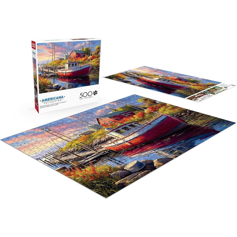 500 Perfect Puzzles for Adult Puzzle Challenge Game Night - Completed puzzle sizes of 21.25 x 15.00